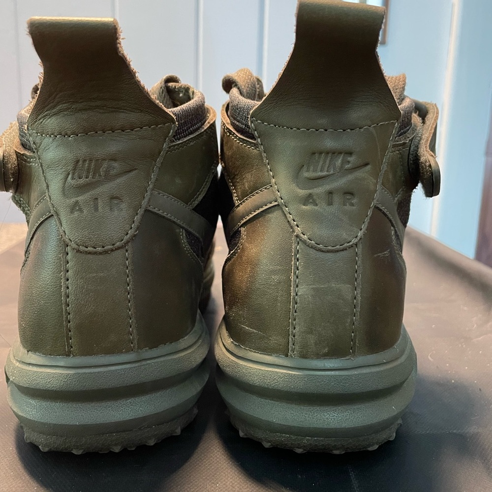 Nike Lunar Force 1 Flyknit Workboot Army Green - Picture 4 of 8